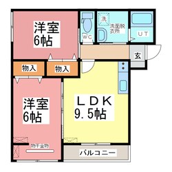 サンテラス松井の物件間取画像